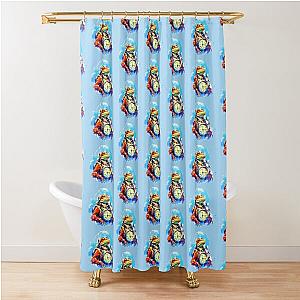 Sergeant Frogger - Time Guardians In Space Shower Curtain