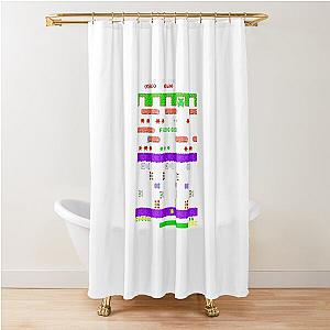 Mod.2 Arcade Frogger Video Game  Shower Curtain