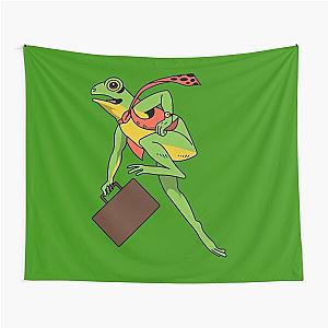 The Frogger Frog Tapestry