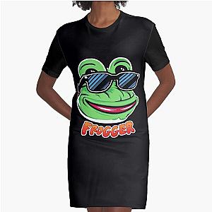 Mr. Frogger Graphic T-Shirt Dress