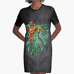 Frogger Graphic T-Shirt Dress