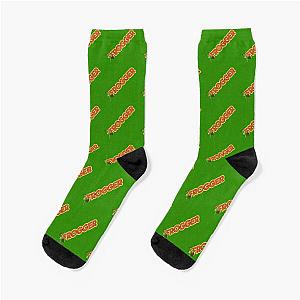 Frogger Logo and Frog Socks