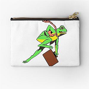 Frogger Frog Zipper Pouch