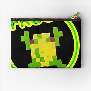 8 Bit Frogger Zipper Pouch