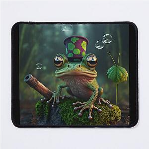 Fancy Frogger Bubbles Mouse Pad