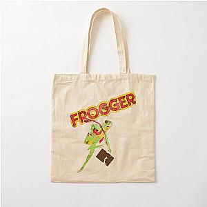 Frogger Vintage Style Cotton Tote Bag