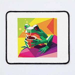 frogger the coffee lover Mouse Pad