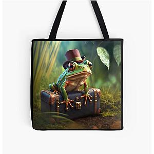 Fancy Frogger Chest (full) All Over Print Tote Bag