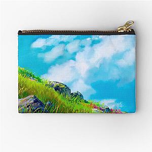 The Wind Rises and Falls Zipper Pouch