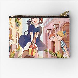 Kawaii Cute Art Girl Kiki Flying Away Japan Film Zipper Pouch