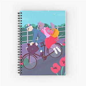 Cats and Poppy Hill Spiral Notebook