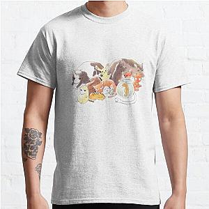 Fruits Basket T-Shirts - Zodiac Animals + Rice ball Classic T-Shirt RB0909