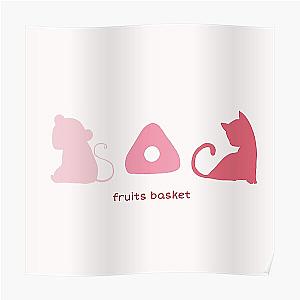 Fruits Basket Posters - Minimalist Fruits Basket  Poster RB0909