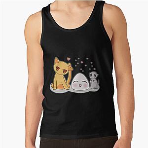 Fruits Basket Tank Tops - Fruits Basket Zodiac Anime Kyo Yuki Onigiri Tank Top RB0909