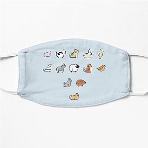 Fruits Basket Face Masks - Fruits Basket Animals Poster Flat Mask RB0909