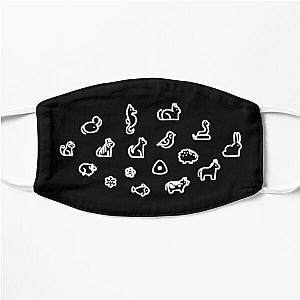 Fruits Basket Face Masks - Fruits Basket animal icons Flat Mask RB0909