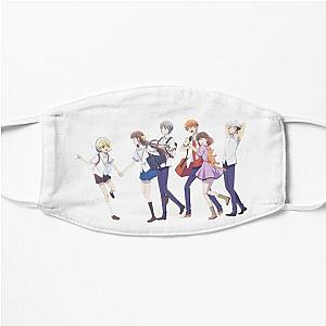 Fruits Basket Face Masks - Fruits Basket Gang  Flat Mask RB0909
