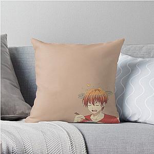 Fruits Basket Pillows - Kyo Sohma Eating// Fruits Basket Throw Pillow RB0909