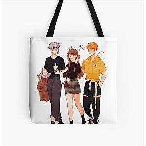 Fruits Basket Bags - Boba date All Over Print Tote Bag RB0909