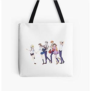 Fruits Basket Bags - Fruits Basket Gang  All Over Print Tote Bag RB0909