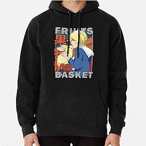 Fruits Basket Hoodies - Momiji Sohma Fruits Basket Furūtsu Basuketto Retro Colour Stripe Anime Manga Design Pullover Hoodie RB0909