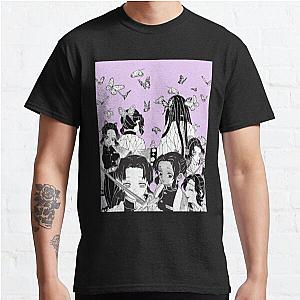 Fruits Basket T-Shirts - shinobu kocho collage - demon slayer- manga Classic T-Shirt RB0909