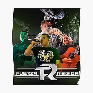 Salahnya Fuerza Regida Tour 2021 Poster RB0609