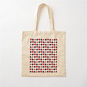 Jackpot Full House Spades Cotton Tote Bag