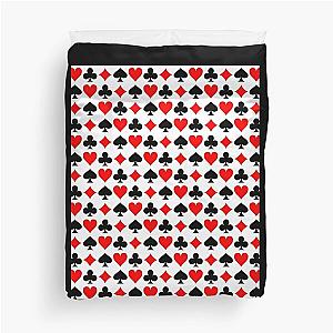 Full House Spades Duvet Cover