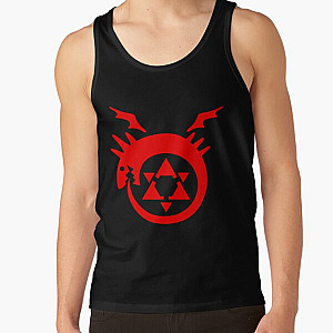 Fullmetal Alchemist Tank Tops - FullMetal Alchemist Uroboro [red] Tank Top RB1312