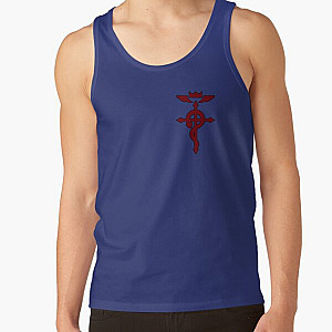 Fullmetal Alchemist Tank Tops - Fullmetal Alchemist Elric Crest Tank Top RB1312