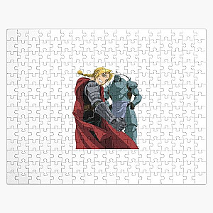 Fullmetal Alchemist Puzzles - Fullmetal alchemist elric brothers edward and alphonse Jigsaw Puzzle RB1312