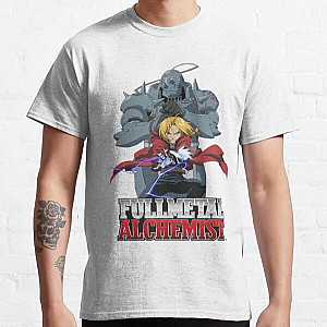Fullmetal Alchemist T-Shirts - FULLMETAL ALCHEMIST! The Elric Bros! Classic T-Shirt RB1312