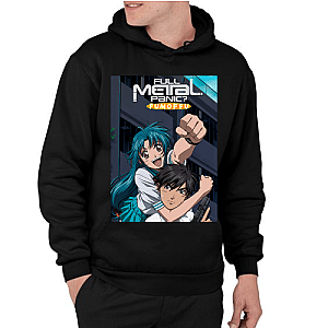 Sousuke and Kaname Full Metal Panic Pullover Hoodie