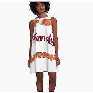 Fundy Step Aside Incoming Fan A-Line Dress Premium Merch Store