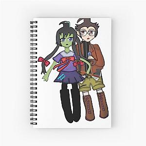 Future Diary x Invader Zim Parody Spiral Notebook