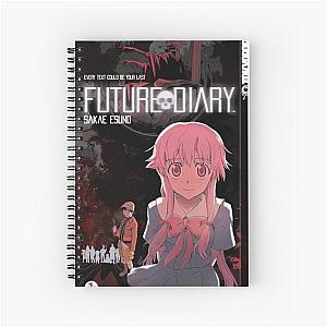 graphic from future diary Spiral Notebook