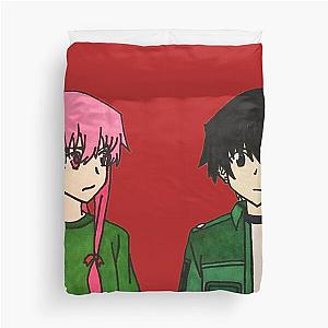 Yukki and Yuno - Mirai Nikki Duvet Cover