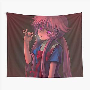 Yuno Gasai Future Diary Artistic Drawing Tapestry