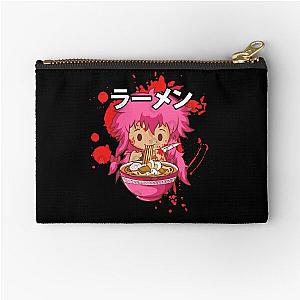 Future Diary Anime Ramen Mukbang T Shirt Zipper Pouch