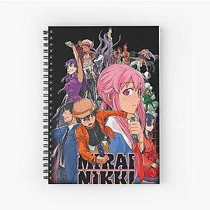 Mirai Nikki - poster Spiral Notebook