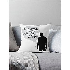 G-Eazy Is Her Favorite Rapper Sticker Graphic Throw Pillow