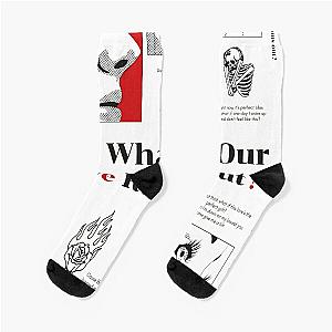 But what if our love runs out by G-Eazy — Graphic Poster Socks