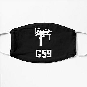 G59 // WHITE Flat Mask