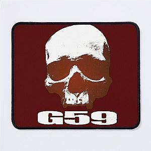 G59 – SKULL RED LOGO Mouse Pad