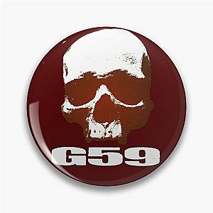 G59 – SKULL RED LOGO Pin