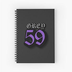 G59 Lettering Spiral Notebook