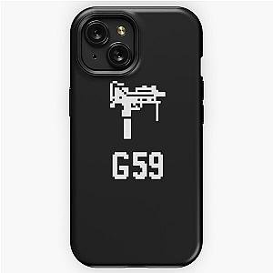 G59 // WHITE iPhone Tough Case