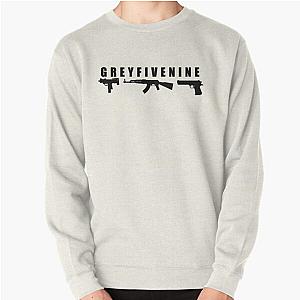 Grey five nine guns logo Pullover Sweatshirt