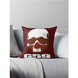 G59 – SKULL RED LOGO Throw Pillow